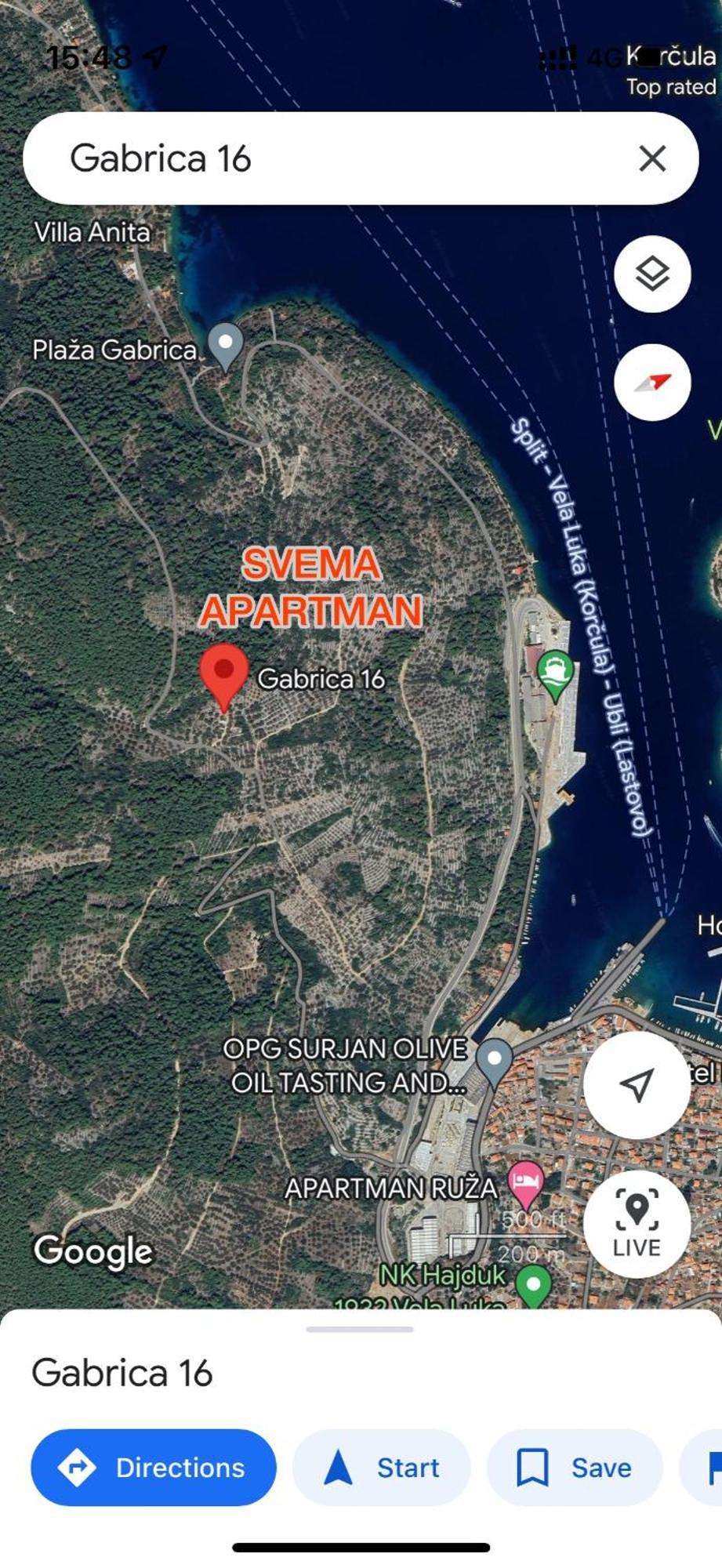 Svema Apartman Вела Лука Екстериор снимка
